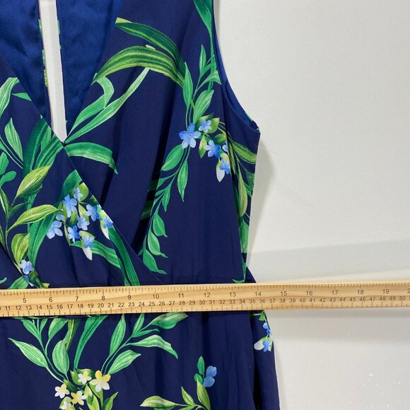 Tommy Bahama Jungle Jewels Chiffon Maxi Dress Womens 4 Tropical Flowy Party - Picture 6 of 7